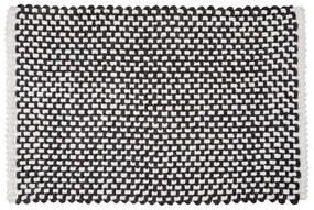 Fekete-fehér textil fürdőszobai kilépő 50x80 cm Covelo – Wenko