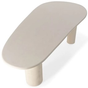 Étkezőasztal kő dekorral 100x201 cm Daila – MOME