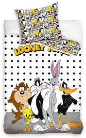 Gyermek pamut ágynemű Looney Tunes Friends, 140 x 200 cm, 70 x 90 cm