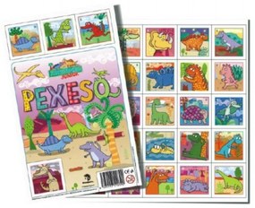 Őskori JUNIOR Pexeso, Páros játék, 32 képpár, 26 x 23 cm