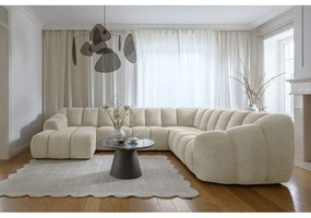 Bézs sarokkanapé (jobb oldali-U alakú) Shell – Miuform