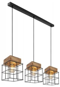 Globo 15530-3H - Csillár zsinóron MERRIL 3xE27/60W/230V