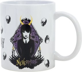 Wednesday Nevermore porcelán bögre 325 ml (11 oz) Díszdobozban