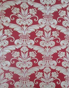 Fali tapéta dísz piros alapon 2259-50
