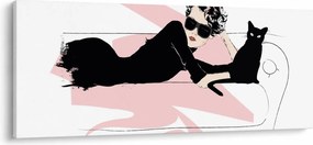 Kép - Fashion lady (120x50 cm)