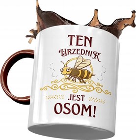 Bordó Bögre A Tisztviselőnek Ez A Tisztviselő Egy Darázs Nyomtatott Fotóval