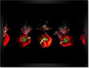 Poszterek keretben 40x30 Piros paprika