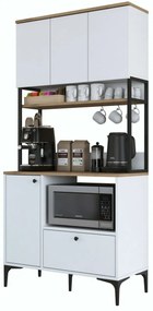 Jesy Walnut and White szekrény