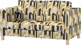 Karlanda 2 személyes kinyitható kanapé huzat Ikea narancssárga