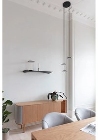 Fekete LED függőlámpa fém búrával ø 15 cm Asteria Micro – UMAGE