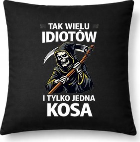 Párna Vicces Felirattal Olyan Sok Hülyének Fekete