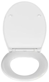 WENKO 21903100-WC SAMOS WC-ülőke 44,5x37,5 cm fehér/ezüst