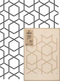 Festősablon Ismételhető Többször felhasználható 59x95cm Tapéta Geometria Vonalak