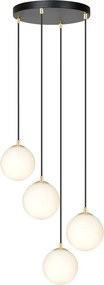 Emibig modern függeszték royal fehér fekete arany emi1243/4