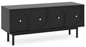 Tv Állvány Fekete/Arany Színben. MAZOMA RTV 4D