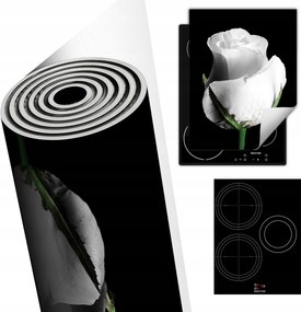 Tűzhelyvédő Szőnyeg Asztali Dekoráció 40x52 fekete rózsa