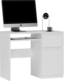 Fiókos íróasztal 90x50x77cm barna FUR1954-2