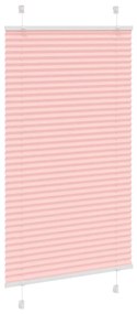 pliszírozott redőny rózsaszín 75x150 cm szövetszélesség 74,4 cm