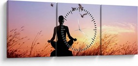 Kép - Meditáció (órával) (90x30 cm)