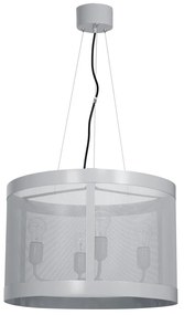 Csillár zsinóron DRUM 4xE27/60W/230V