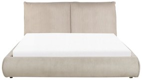 Franciaágy 160 cm Vetiver (szürkésbézs)  (ágyráccsal). 1076467