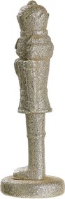X-MAS diótörő 30 cm , arany csillámos