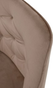 Fotel, világosbarna/fekete, VERIO