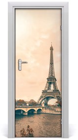 Ajtó méretű poszter Eiffel-torony 85x205 cm