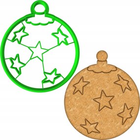 Mézeskalács lyukasztó Forma Karácsonyi Forma