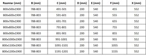 Mexen Roma zuhanykabin 80x100cm, 6mm üveg, króm profil-átlátszó üveg, 854-080-100-01-00