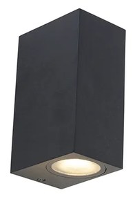 Modern fali lámpa fekete IP44 - Baleno II