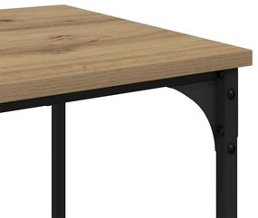 vidaXL Dohányzóasztal Artisan tölgy 40 x 40 x 55 cm Faanyag