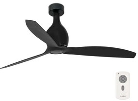 FARO 32030 - Mennyezeti ventilátor MINI ETERFAN fekete átm. 128 cm + távirányítás