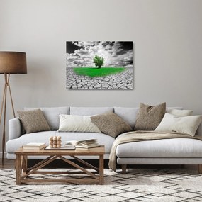 Kép - egy darab természet a városban (üvegen) (70x50 cm)
