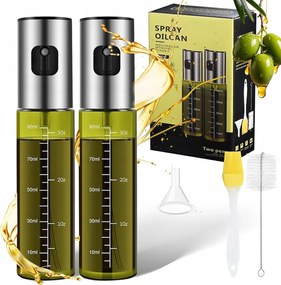 Olajszóró szórófej porlasztó Üveg Rozsdamentes Acél adagoló spray