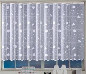 Mg Függöny 652/310 Fehér 300x140cm lengyel szalaggal