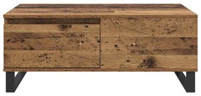 Dohányzóasztal fiókkal Régi fa Faanyag