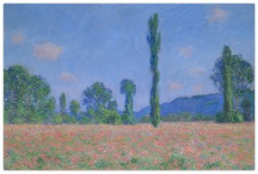 Kép - Claude Monet, Poppy Field (Giverny), reprodukciók (90x60 cm)