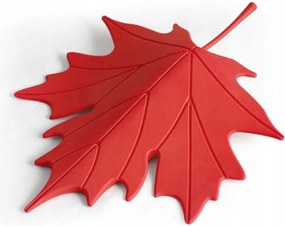 Qualy Ütköző Autumn Door Stopper műanyag piros Levél 18x15x3,5 cm