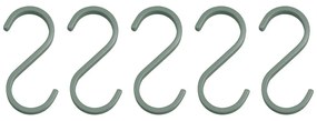 Világoszöld függő fém akasztó szett 5 db-os Hang-it – Mette Ditmer Denmark
