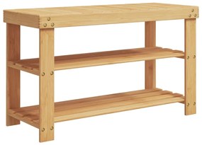 3 szintes bambusz cipőtartó 70 x 27,5 x 45 cm