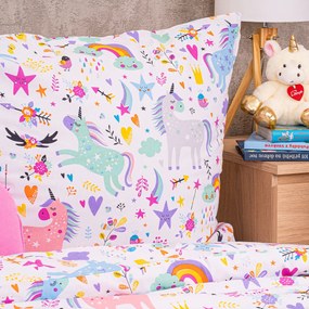 4Home Unicorns gyermek pamut ágynemő, 160 x 200cm, 70 x 80 cm, 160 x 200 cm, 70 x 80 cm