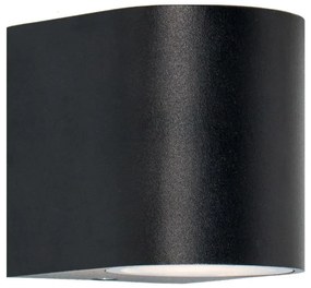 Zuma Line SJ20210-1W-Kültéri fali lámpa HARMONIA 1xGU10/35W/230V IP44 fekete