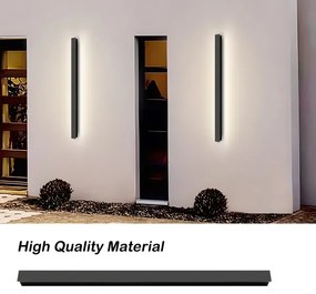 Brilagi - LED kültéri fali világítótest LINEAR LED/22W/230V 4000K IP65 fekete