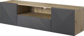 Asha fali TV-szekrény 167 cm - artisan /rivier stone matt