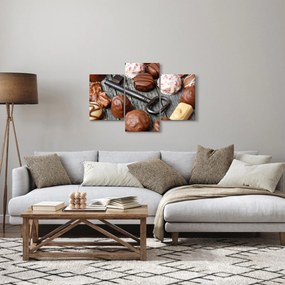 Csokoládé és a kulcs képe (90x60 cm)