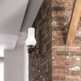 Brilagi - LED Fali lámpa COTTAGE 1xE14/40W/230V bükkfa/fehér