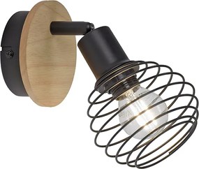 Ipari reflektor fekete fával - Winsten