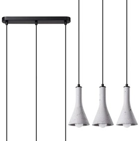 Sollux SL.1225 - Csillár zsinóron REA 3xE14/12W/230V beton