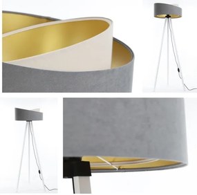 Állólámpa GALAXY 1xE27/60W/230V szürke/fehér